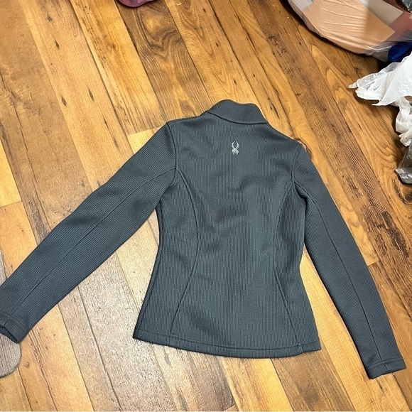 Spyder Core Sweater Full Zip Jacket Gray Small Women’s H - Picture 6 of 6